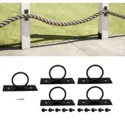 5 Pieces Decorative Rope Holders Wall Mount Hanger Ceiling Hook