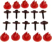 HDVCRNBAVW 20Pcs Car Engine Undertray Cover Clips Buttom Shield Guard Screws Splashguard Compatible with Ford C-Max S-Max Auto Fastener Clips Rivet Fasteners and Clips
