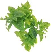 Milisten Hanging Reptile Plant Realistic Fake Habitat Decor with Suction for Reptile Tanks for Lizards Frogs Snakes and More Durable Leaves for