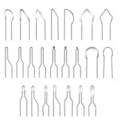 23Pcs Pyrography Wire Tips Heat Wood Burning Tips Replacement6345