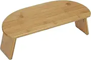 Meditation Bench Kneeling Stool Foldable Yoga Stool Bamboo Yoga Bench Wooden for Deeper & Longer Meditation Yoga Adults Women