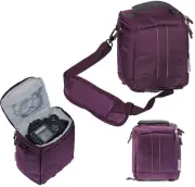 Navitech Purple DSLR SLR Camera Carrying Case For Sony Alpha A6400