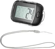 KOMBIUDA Pedometer for Seniors Lightweight Portable Step Counter 3D Walking Running Tracker Easy One-Button