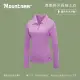 【Mountneer山林】女 透氣排汗長袖上衣-粉紫 31P08-90(長袖上衣/透氣排汗)