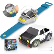 LHD RC01/02/03/04 1/45 2.4G Mini Watch RC Car Alloy Remote Control Colorful LED Light Portable Vehicles Models Micro Toy