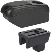 Car Console Double Storage Box Car Armrest Box Protector Center Console Interior Parts Dedicated Retrofit for Suzuki for Swift 2005-2023 Armrest Box(Type A)
