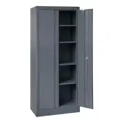 SA NEW Stratco Grey Two Door Cabinet