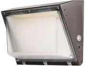 100W LED Wall Pack Light Fixture with Dusk to Dawn, 5000K Daylight Commercial...