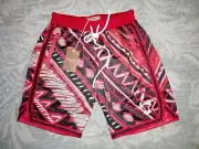 MITCHELL & NESS RETRO Chicago Bulls Game Day Pattern Men's Short SIZE MEDIUM