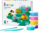 HEY CLAY Exotic Pets 15 Cans & 2 Tools Kids/Children Craft Sculpting Fun Toy 3+
