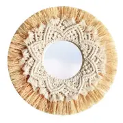 Nordic Straw Woven Hotel Bed and Breakfast Wall Boho Decor Handwoven Wall1535