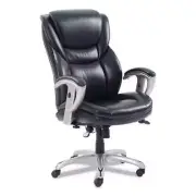 SertaPedic Emerson Executive Task Chair, Supports up to 300 lbs., Black Seat/Bla