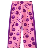[Mini Rodini] Mini Rodini Squiggly Cats cotton sweatpants Y 10/11 pink