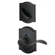 Schlage F59-ACC-CAM-LH Accent Left Handed Single Cylinder - Bronze