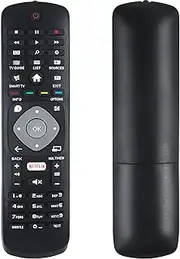 Replacement TV Remote Control for PHILIPS Smart LED TVs 50PUT6103 55PUT6103 32PHT5102 43PFT5102 50PUT6102 50PUT6103 50PUT6133 55PUT6102 55PUT6103 58PUT6183 65PUT6162, for NETFLIX APP HOF16H303GPD24