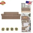 Pet-Friendly Stretch Sofa Cover with Elastic Fit and Machine Washable Care