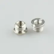 Chrome plated Brass 1/4" to 3/8" Convert Screw Adapter for Camera Tripod Monopod