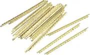 uxcell Classical Guitar Fret Wire Guitar Fretboard 19 Fret 2.2mm Gold Tone for Guitar Fingerboard Replacement, Pack of 19