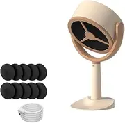 domoi Portable Smoke Purifier Portable Kitchen Exhaust Fan Desktop Range Hoods Removable and Washable Exhaust Fan Easy to Use