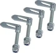 AB Tools Antiluce Drop Catch Anti-Luce Fasteners M12 x 75mm Tail Gate Trailers Gates 4pc