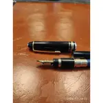 萬寶龍 莫扎特 袖珍鋼筆 M尖 MONTBLANC MOZART 114 金夾鋼筆 二手 無刻字 台北可自取 九成新