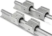 APTPKGDFDK 2pcs 16mm Diameter Linear Rail SBR16 L800mm Linear Motion Guide Rail + 4pcs SBR16UU Bearing Blocks Linear Guide Rail