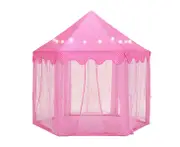 Kids Princess Castle Play Tent Hexagonal Play House Outdoor Indoor Playhouse Pink