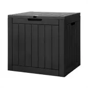 Gardeon 118L Outdoor Storage Box Black