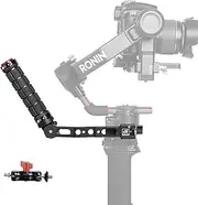 Comfortable Adjustable Handle Sling Handgrip for RS2 RS3PRO RSC2 Gimbal Handheld Stabilizer with Ergonomic Design Mounting Microphone/Monitor/Light ect (Soft Rubber)