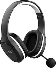 Trust Gaming GXT 391 Thian Sustainable Wireless Gaming Headset for PS5, PS4 and PC, 5.8 Ghz, USB Dongle, Over Ear, Rechargeable, Multi-Platform, Lightweight Wireless Headphones with Microphone - Black