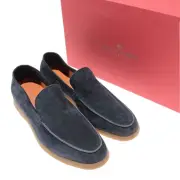 Andrea Ventura NWB Casual Walking Loafers Size 41.5 8.5 US In Solid Navy Blue