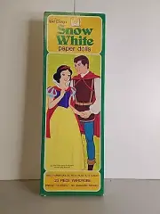 Disney Snow White and Prince Paper Dolls Whitman Boxed, Uncut