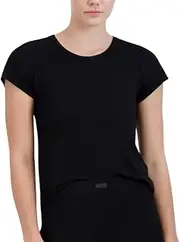 [Steve Madden] Women's Ribbed Short-Sleeve Sleep Tee