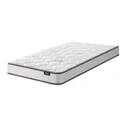 Bedra Single Mattress Bed Luxury Medium Firm Foam Boucle Bonnell Spring 16cm