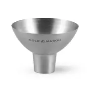 6pc Cole & Mason Kitchen Stainless Steel Salt/Pepper Mill Funnel Clipstrip