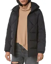 Andrew Marc New York Kalypso Powder Touch Puffer Hooded Coat