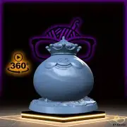 The Royal Blob | Jelly Ooze | King Slime miniature for Tabletop games like D&D
