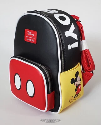 Loungefly Disney Mickey Mouse "Oh Boy!" Mini Backpack - New!
