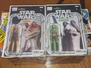 STAR WARS # 32 33 JTC ACTION FIGURE VARIANT SET 2023 (2 Book Lot) Jar Jar Binks