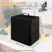 Dust Proof Ice Cream Machine Dust Cover Portable Ice Cream Maker Machine lecaY