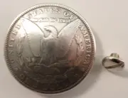 Morgan Head Eagle Screwback Concho Meadllion With Screw Back