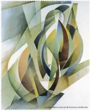 Australian art - Lens cloths - Frank Hinder - Headwind, Cycling