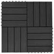 Decking Tile Floor Tile Interlocking Outdoor Flooring Tile for Patio vidaXL
