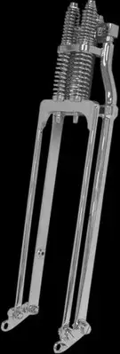 Drag Chrome Springer Fork Assembly -2in for Harley Softail Deluxe 05-17