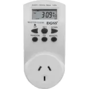7 Day 24hrs Mains Digital Powerpoint Electrical Timer 12 24 Time 10A 2400W Max
