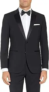 Adam Baker Men's Classic & Slim Fit Two-Piece Formal Tuxedo Suit - Available in Many Sizes & Colors