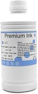 1000ml Dye Ink Printer Ink - Compatible with Epson, Stylus Pro 4000 4800 7800 9800 7500 7600 9500 9600 9400 9450 4400(1000ML-Dye-LC)