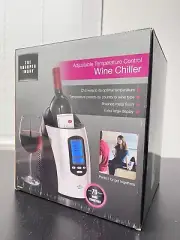 NEW!! The Sharper Image Adjustable Temperature KP-W400 Single Wine Chiller