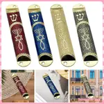 [HOMYLDFMY] 10.6CM 門 MEZUZAH 案例鋅合金手工門飾 JUDAICA 家用