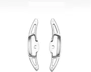 Car Steering Wheel Shift Paddles for K&ia K5 2021-2025 Steering Wheel Shift Paddle Extension Parts Car Interior Trim Styling Accessories LHD RHD HTEOPOEKFR(Silver)